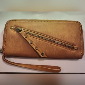 Free People  Brown Vegan Wallet